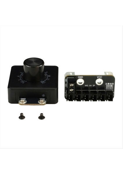 2 Pinli Kablolu Fan Dc Hız Regülatörü 12V24V Isı Dağıtıcı Dıy Bilgisayar Su Soğutma Pompası Step-Down Hub Modülü B (Yurt Dışından)