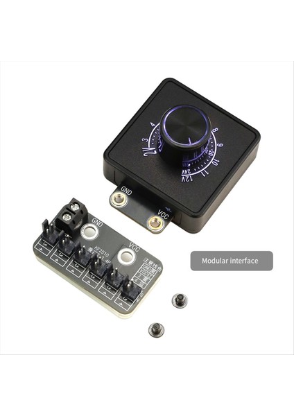 2 Pinli Kablolu Fan Dc Hız Regülatörü 12V24V Isı Dağıtıcı Dıy Bilgisayar Su Soğutma Pompası Step-Down Hub Modülü B (Yurt Dışından) fırsatları