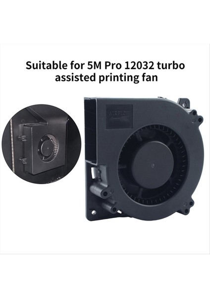 Adventurer 5m Pro Ekstruder Hotend Ad Için 12032 24V Çift Bilyalı Turbo Fan Soğutma (Yurt Dışından) fiyatları