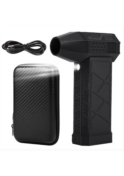 Elektrikli Hava Temizleme Üfleyici 130000 Rpm 52 M/s Işıklı Araç Bilgisayar Temizleme Aracı (Yurt Dışından)