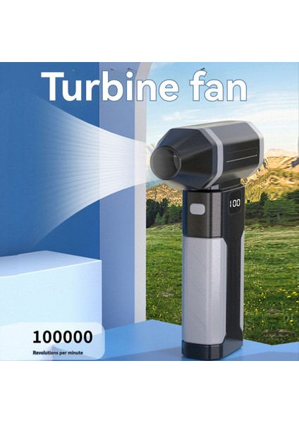 100000 Rpm+ LED Aydınlatmalı El Tipi Üfleyici Açık Hava Kamp Toz Giderici Fırçasız Motor B (Yurt Dışından) fırsatları