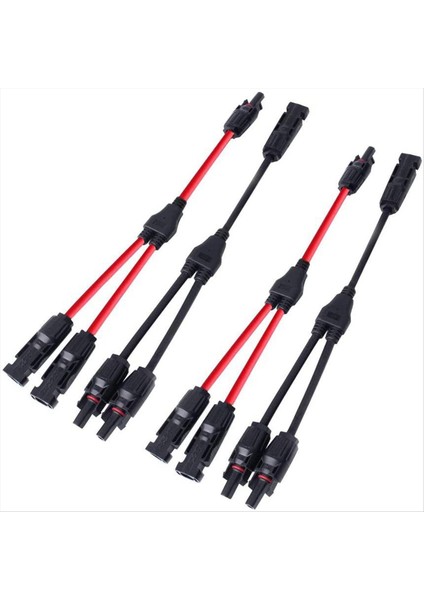 Power Solar Konnektör Y-Dal Kablosu, Paneller Için Paralel Kablo Adaptörü (Yurt Dışından)