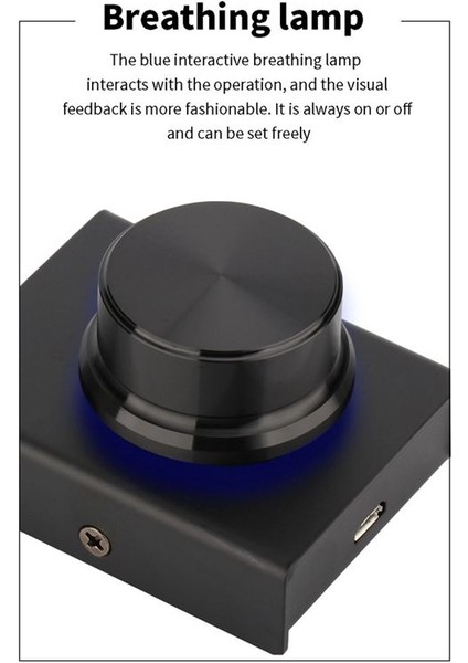 USB Bilgisayar Ses Kontrol Cihazı Multimedya Pc Hoparlörü Harici Ses Kontrol Ayar Düğmesi Yedek Aksesuarlar (Yurt Dışından)