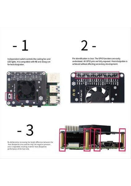 Model B Gpıo Uzatma Kartı 4b, 3b+ Için Tek Soğutma Fanı (Yurt Dışından) indirimleri