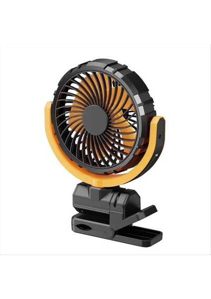 Taşınabilir Araba Klipsli Vantilatör Pil ile Çalışan 900 Döndürme Sessiz Küçük Hava Soğutmalı Masa Kamp Arabası (Yurt Dışından)