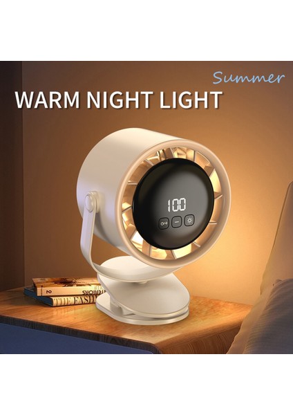 Akıllı Çift Kırıcı Masaüstü Çok Fonksiyonlu Klipsli USB Şarjlı Çok Açılı Ayarlanabilir Sirkülasyonlu Elektrikli Vantilatör B (Yurt Dışından) fırsatları