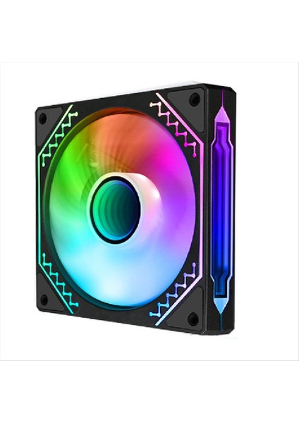 Argb Soğutma Fanı Bilgisayar Kasası 12CM 5V 4pin Pwm Sessiz 800-1600RPM Pc Için Pozitif Hava Akışı (Yurt Dışından)