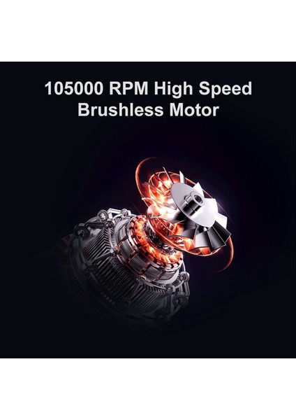 Fan 5 Çıkışlı Nozullar Kar Üfleme 130000 Rpm Şarjlı Araba Elektrikli Hava Tozlama Temizleme Üfleyici Alet A (Yurt Dışından) fırsatları