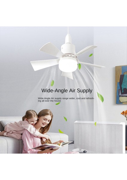 Uzaktan Kumandalı Soketli Vantilatör Işığı, Tavan 3 Hız Ayarı, Kısılabilir Led, E27 Taban, Kablosuz (Yurt Dışından) indirimleri