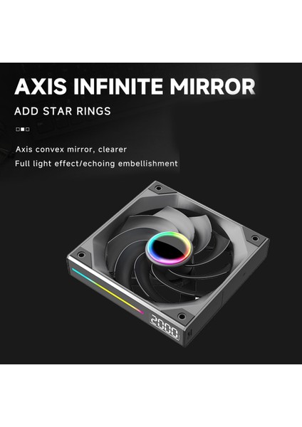 120MM Dijital Ekran Sessiz Kablosuz E Kasa Fanı Cpu Anakart Argb Işık Senkronizasyonu 4pın Pwm Normal (Yurt Dışından) indirimleri