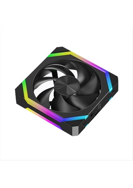 Bilgisayar Kasası Fanı 12V 12CM 5V 3pın Argb Soğutma 4pin Pwm Büyük Hava Hacmi 41.96CFM/800-1800RPM Siyah (Yurt Dışından) indirimleri