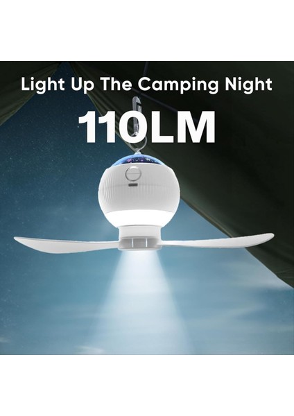 Işıklı ve Yıldızlı Projeksiyonlu Tavan Vantilatörleri, LED Asılı Kamp Vantilatörü Uzaktan Kumandalı Zamanlayıcı, 3600MAH Şarj Edilebilir Pil (Yurt Dışından) modelleri