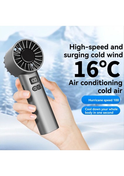 Yüksek Hızlı El Tipi Vantilatör 100 Hızlı Mini USB Şarjlı Taşınabilir Ev Masaüstü Küçük (Yurt Dışından) fiyatları