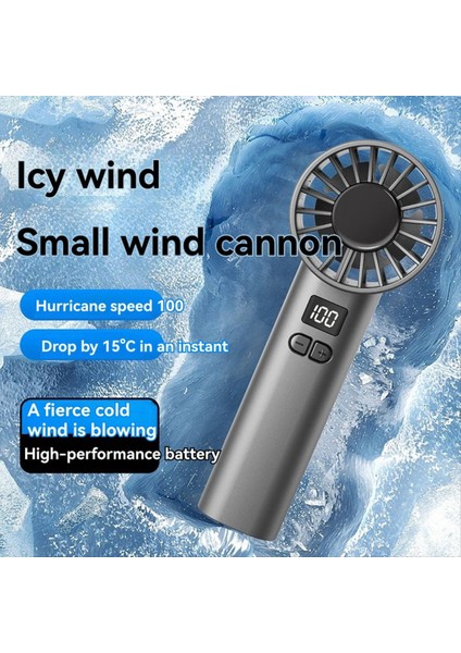 Yüksek Hızlı El Tipi Vantilatör 100 Hızlı Mini USB Şarjlı Taşınabilir Ev Masaüstü Küçük (Yurt Dışından) modelleri