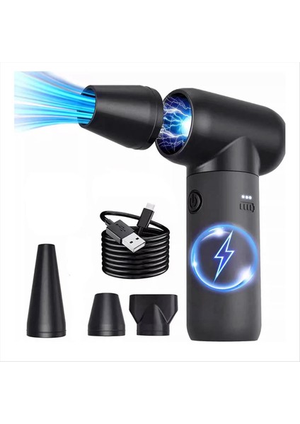 Basınçlı Hava Toz Alma Cihazı 180000 Rpm Turbofan Jet Fan 3 Vites Ayarlanabilir Kablosuz Üfleyici Araba ve Ev Temizlik Aracı (Yurt Dışından) fiyatları