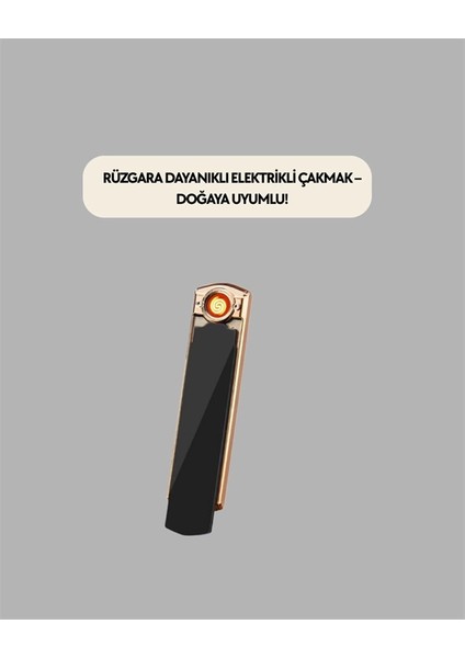 USB Şarjlı Alevsiz Elektronik Çakmak – Rüzgara Dayanıklı, Gazsız, Güvenli Kullanım modelleri