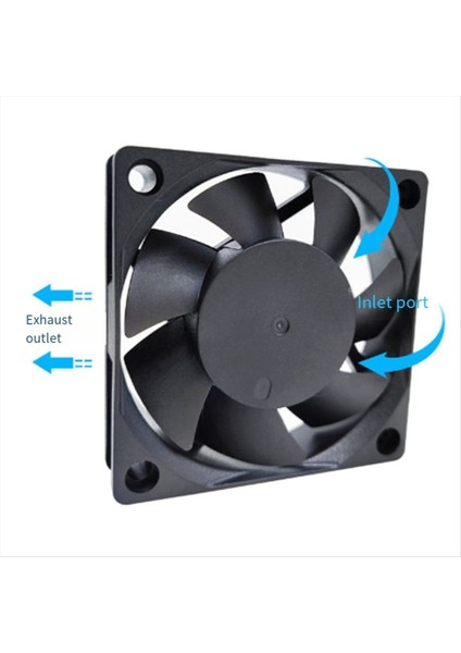 F6015 Kasa Soğutma Fanı 60 x 15MM 3000RPM 4pın Pwm 60MM Çift Yataklı Fanlar (Yurt Dışından) modelleri