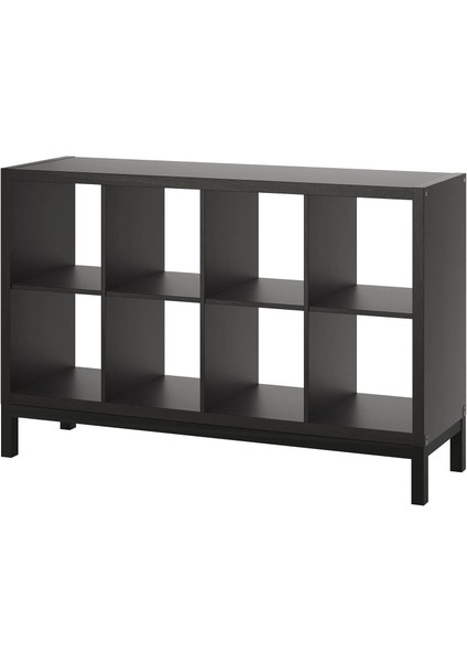 Kallax Açık Raf Ünitesi Venge Siyah 147 x 94 cm