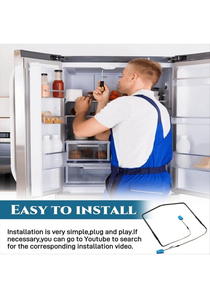 RF263BEAESR/AA, RF4287HARS/, RF4287HARS/XAA Için DA47-00244W Buzdolabı Buz Çözme Isıtıcı Grubu (Yurt Dışından) fiyatları