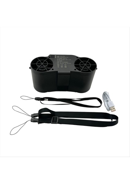 Taşınabilir Bel Vantilatörü Acil Durum Mobil Güç 20000MAH Elektrikli Soğutucu Hava Akışı /çiftlik/seyahat/balıkçılık Için (Yurt Dışından)