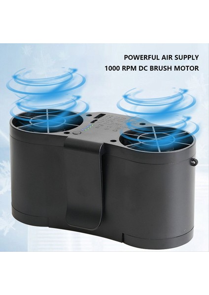 Taşınabilir Bel Vantilatörü Acil Durum Mobil Güç 20000MAH Elektrikli Soğutucu Hava Akışı /çiftlik/seyahat/balıkçılık Için (Yurt Dışından) fırsatları