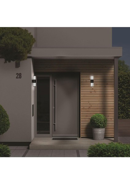 Geldi Galata Çiftli Kafesli Bahçe Lambası Zita Bahçe Aydınlatması 220V E27 IP54 (UG-ZT-0274K)