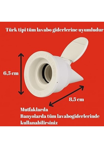 Yok! Çekvalfli Adaptör Conta – Lavabo Gideri Koku Önleyici ve Geri Akış Engelleyici Sistem fırsatları