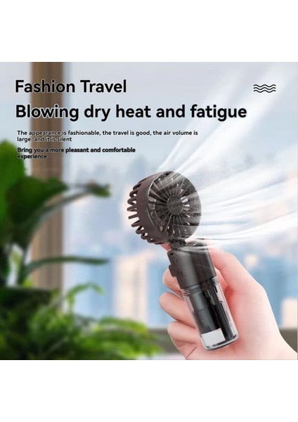 USB Şarj Edilebilir Nemlendiricili Taşınabilir Mini Fan, Soğutma Sisi, Ev, Ofis, Yurt, Kompakt ve Elde Taşınabilir A Için Ideal (Yurt Dışından) indirimleri