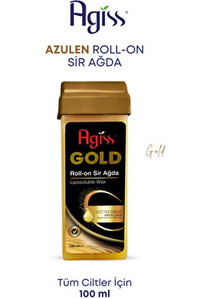 Gold Roll-On Sir Ağda 3 Adet 100 ml Kısa Tüyleri Alır Dermatolojik Olarak Test Edilmiştir modelleri