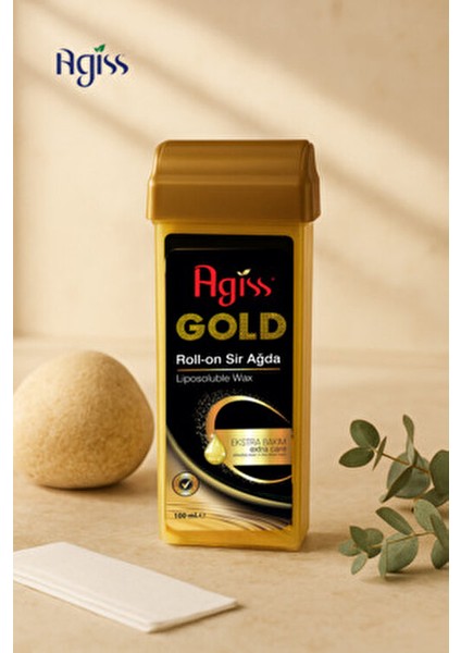 Gold Roll-On Sir Ağda 3 Adet 100 ml Kısa Tüyleri Alır Dermatolojik Olarak Test Edilmiştir