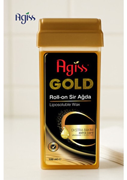 Gold Roll-On Sir Ağda 3 Adet 100 ml Kısa Tüyleri Alır Dermatolojik Olarak Test Edilmiştir