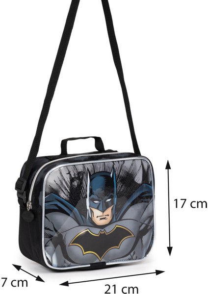 Lisanslı Batman Figürlü Beslenme Çantası