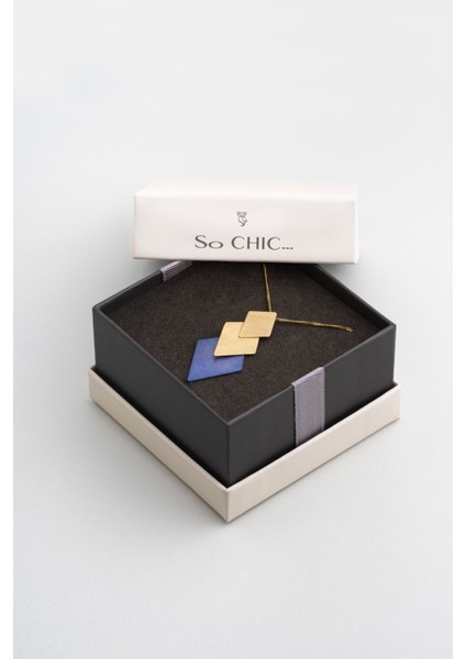 Sahra Gecesi 18 Ayar Sarı Altın Kaplama 46 cm Gümüş Tasarım Kolye indirimleri