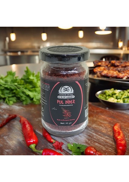 Pul Biber Acı 45G Cam Kavanoz fiyatları
