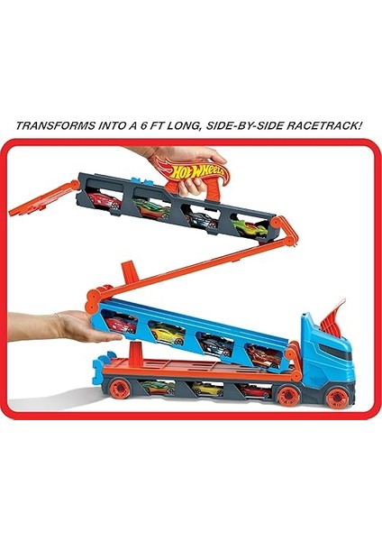 Wheels Sürat Pistli Tır Hot Wheels Sürat Pistli Tır, 3 Adet 1:64 Ölçekli Araba Içerir, 4-8 Yaş Arası Çocuklar Için GVG37 GVG37 modelleri