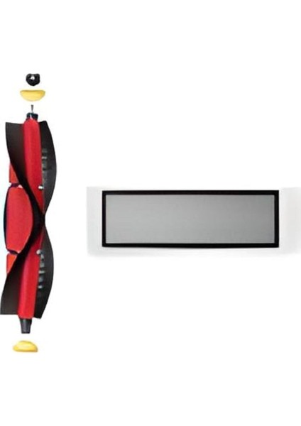 S5 S5 Max S6 S6 Pure 2'li Yedek Parça Seti Roborock ile Uyumlu S5 S5 Max S6 S6 Pure Hepa Filtre,fırça Seti-2 Adet