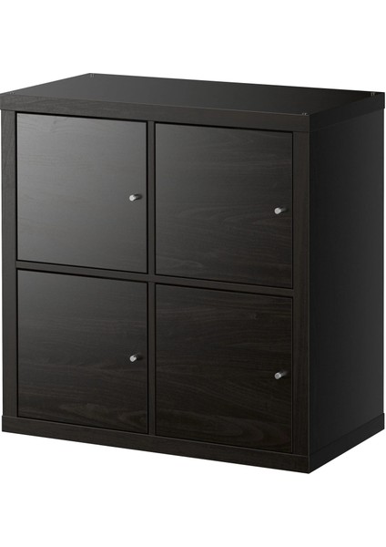 Kallax Açık Raf Ünitesi Venge 77 x 77 cm Kapaklı