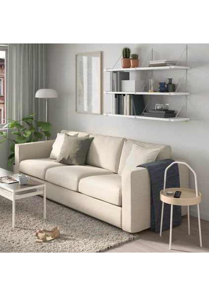 Bergshult / Pershult Duvar Rafı Kombinasyonu Beyaz Beyaz 120 x 30 cm fırsatları