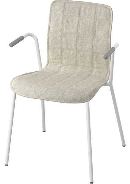 Laktare Çalışma Sandalyesi Bej Beyaz