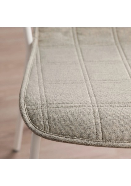 Laktare Çalışma Sandalyesi Bej Beyaz