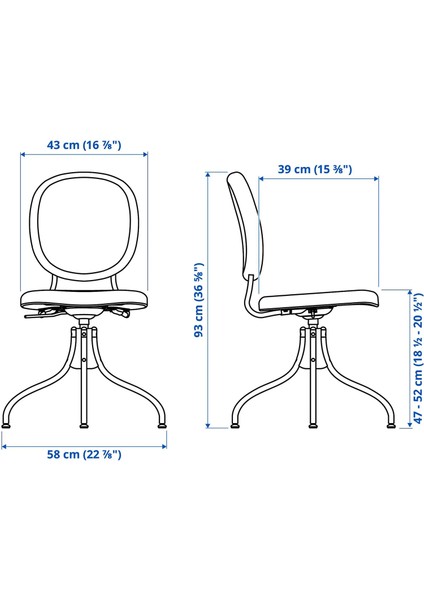 Bjorkberget Çalışma Sandalyesi Idekulla Mavi fiyatları