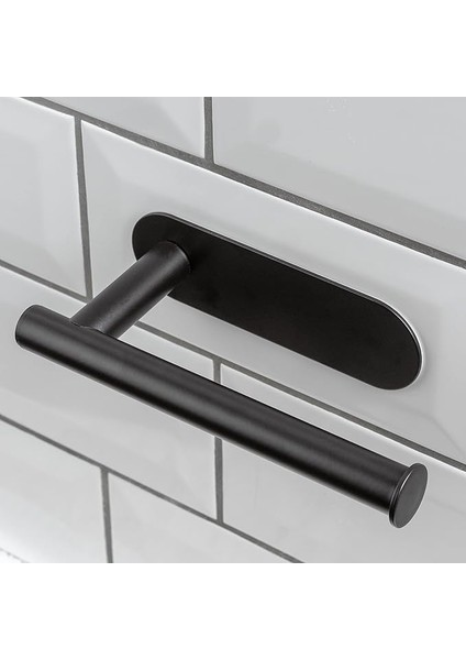 Tuvalet Kağıdı Tutacağı (Kast Demir, Siyah)