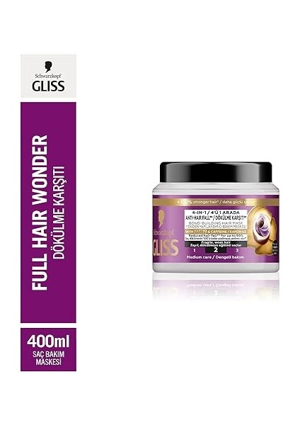 Full Hair Wonder Saç Dökülme Karşıtı Saç Maskesi 400 ml fiyatları