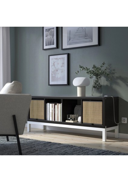 Kallax Açık Raf Ünitesi Venge Beyaz 147 x 59 cm modelleri