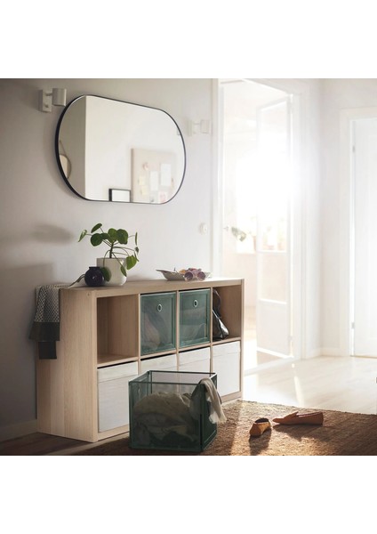 Kallax Açık Raf Ünitesi Ağartılmış Meşe Görünümlü 77 x 147 cm indirimleri