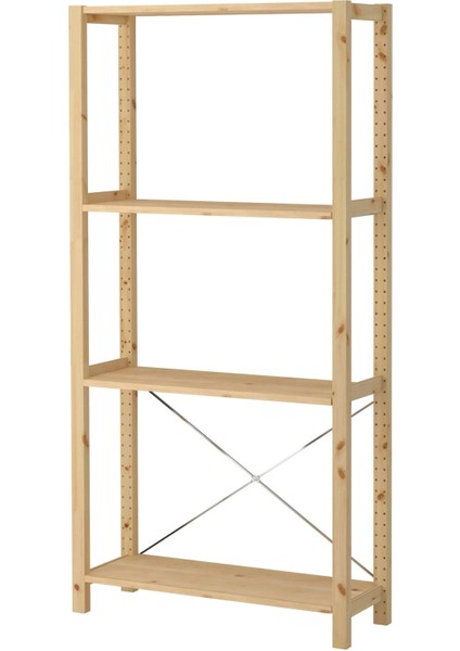 Ivar Raf Ünitesi Çam 89 x 30 x 179 cm