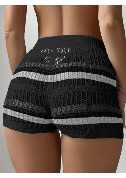 Kadın Belinden Bağlamalı Mini Triko Short fiyatları