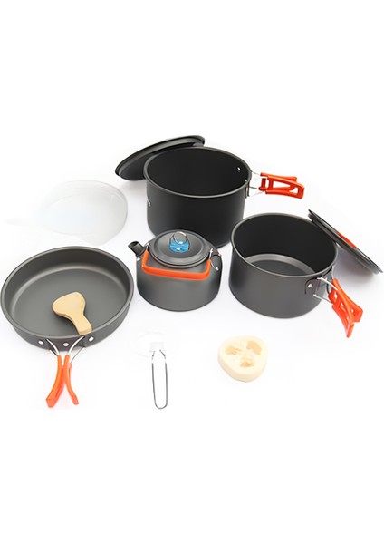Nomad 03 Kamp Tencere Seti – 4 Kişilik Çok Fonksiyonlu Set