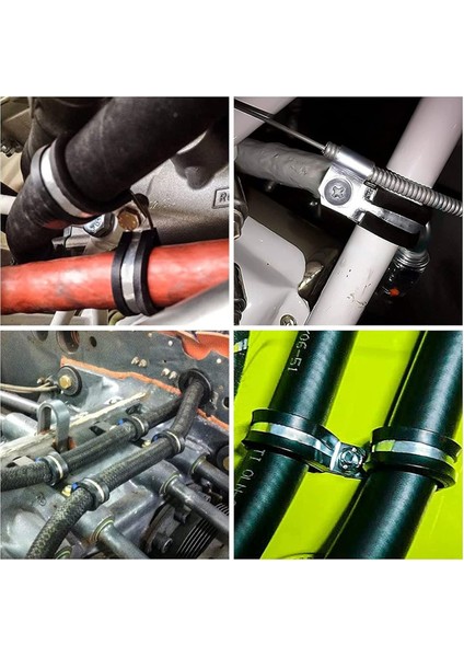 42PCS Kablo Kelepçeleri Seti - Kauçuk Yastıklı 304 Paslanmaz Çelik Hortum/ Döngü/ Boru Kelepçeleri 6 Boyut (Yurt Dışından) fırsatları