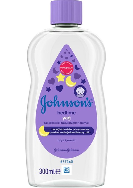 Johnson's Baby Bedtime Yağ 300 ml 3 Adet